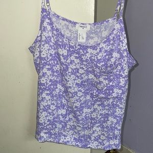 Purple floral Tanktop